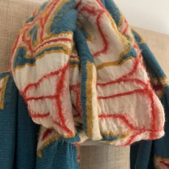 NWT KAPITAL KOUNTRY compressed pattern scarf - Picture 6 of 12